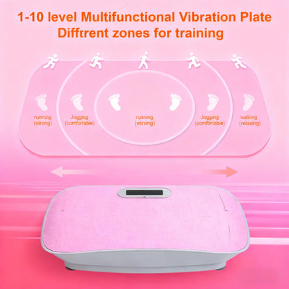 Silent 10-Level Vibration Fitness Platform with 25dB Quiet Operation