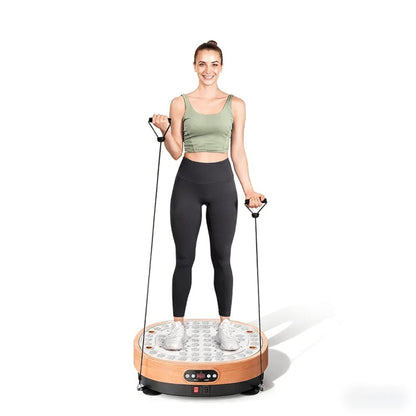 330LBS-Capacity Vibration Fitness Plate with Massage & 99-Speed Settings