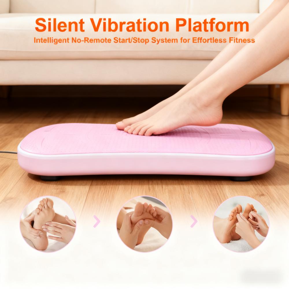 Silent 10-Level Vibration Fitness Platform with 25dB Quiet Operation
