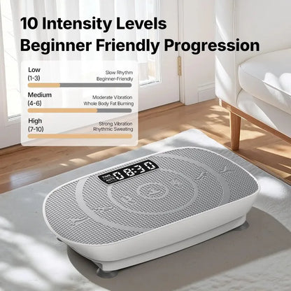 Sit & Slim: 10 Adjustable Speeds, 400LB Support, & FREE Massage Gun – Sculpt Your Body with Ease!