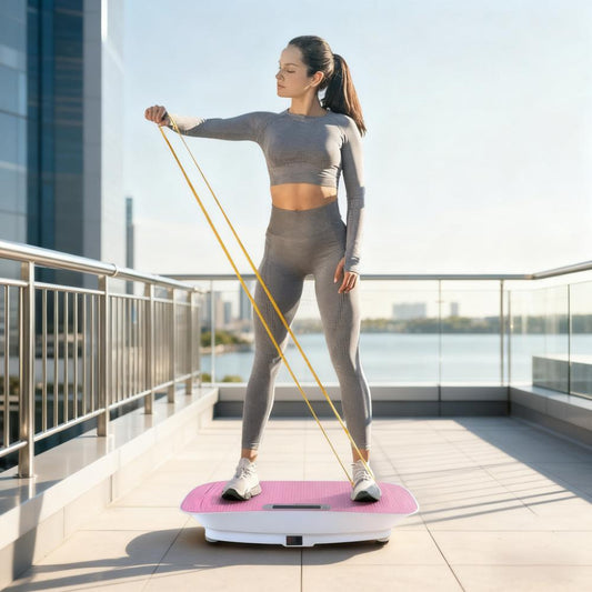 Silent 10-Level Vibration Fitness Platform with 25dB Quiet Operation