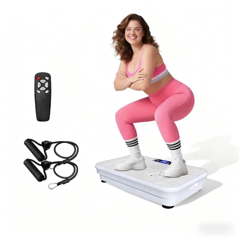 20-Min Daily Vibration Fitness Plate (99-Speed, Magnetic Foot Massage)