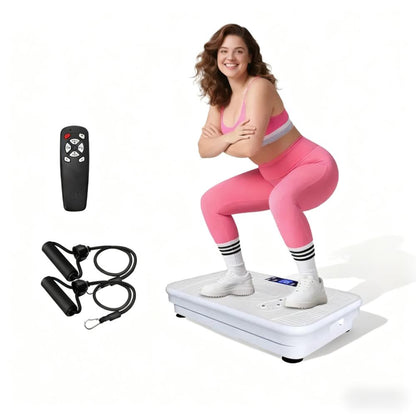 20-Min Daily Vibration Fitness Plate (99-Speed, Magnetic Foot Massage)
