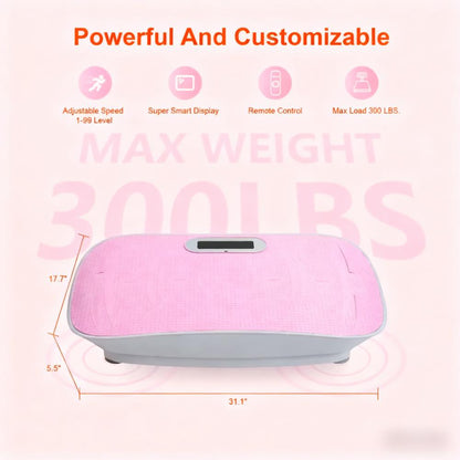 Silent 10-Level Vibration Fitness Platform with 25dB Quiet Operation