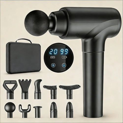 8-Head Massage Gun, 20-Speed for Deep Tissue and Pain Relief